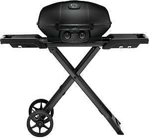 Napoleon Phantom TravelQ Series PRO285X-MK-PHM Portable Gas Grill, 12,000 Btu/hr BTU, Propane, 2-Burner, Black
