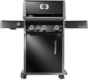 Napoleon Rogue PRO 425 Series RP425SIBNK-2 Gas Grill with Infrared Side Burner, 42,000 Btu, Natural Gas, 3-Burner