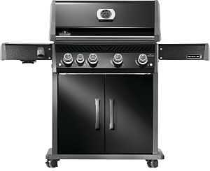 Napoleon Rogue PRO 525 Series RP525SIBNK-2 Gas Grill with Infrared Side Burner, 48,000 Btu, Natural Gas, 4-Burner