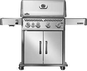 Napoleon Rogue PRO 525 Series RP525SIBPSS-2 Gas Grill with Infrared Side Burner, 48,000 Btu, Propane, 4-Burner
