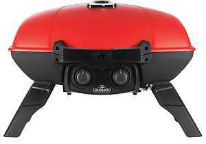 Napoleon TravelQ Series TQ285-RD-1-A Gas Grill with Griddle, 12,000 Btu, Liquid Propane, 2-Burner, Aluminum Body