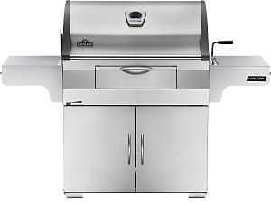 Napoleon Professional 605 PRO605CSS Charcoal Kettle Grill, 850 sq-in Primary Cooking Surface, Stainless Steel
