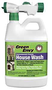 Green Envy 64564 House Wash, Liquid, Clear, 0.5 gal