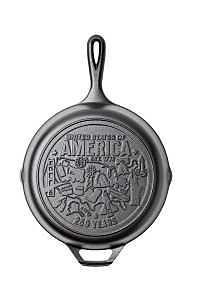 Lodge L8SKA250 Seasoned Skillet, 10-1/4 in Dia, Cast Iron, Non-Stick: Yes, Dishwasher Safe: No