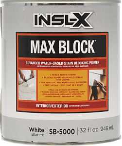Insl‑X Max Block Advanced Stain‑Blocking Gloss Primer – 1 qt White