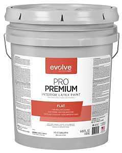 INTR LTX PAINT FLT CEIL WH 5GA