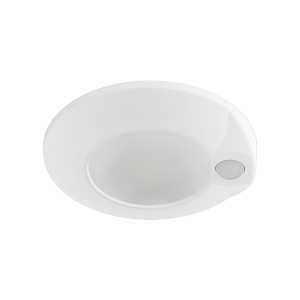 Halo 12W LED Disk Light – Adjustable Color Temperature, 1065‑Lumen, Matte White