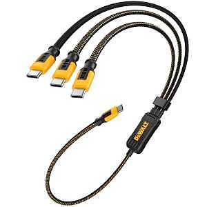 6‑Foot 100W USB‑C to USB‑C Splitter Cable – Fast Charging & Data Transfer