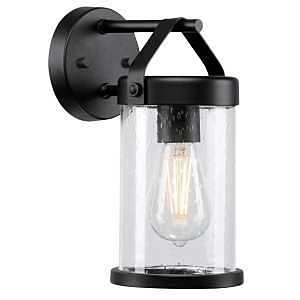 Westinghouse Jamestown Black Metal Wall Sconce – 120V LED Outdoor Lantern