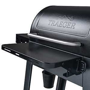 Traeger BAC869 Detachable Pop-and-Lock Front Shelf, Steel