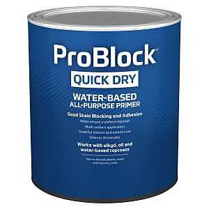 1‑Quart Water‑Based White Interior & Exterior Primer