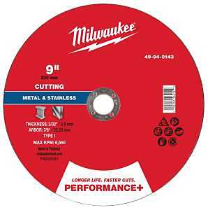 CUT-OFF WHL P-MTL TYP1 9X7/8IN