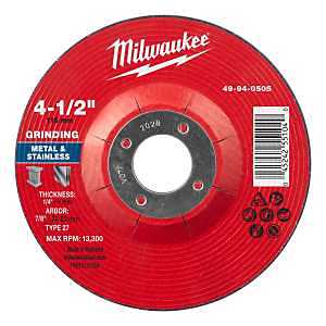 GRIND WHL MTL TYPE27 4.5X7/8IN
