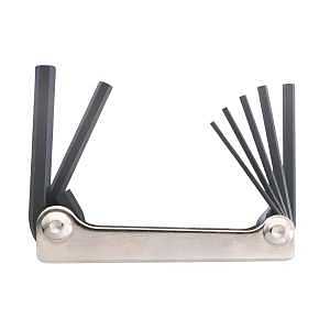 Bondhus ProGuard 7‑Piece Metric Hex Key Set – Compact Folding Tool
