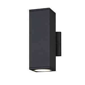 Westinghouse Nottawa Series 6135200 Outdoor Wall Fixture, LED, 1080 Lumens, 3000, 4000, 5000 K, Metal, Black, Frosted