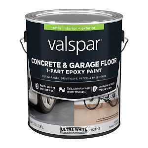 C&G Ultra White Satin Epoxy Floor Paint – 1 Gallon