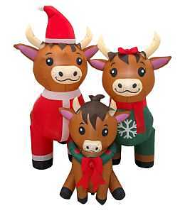 6‑Foot Santa’s Forest Holiday Inflatable – Festive Outdoor Decoration