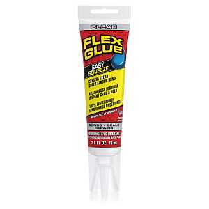 Crystal Clear 2.8‑oz Multi‑Surface Construction Adhesive – Waterproof, UV‑Resistant, Easy‑Squeeze