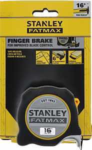 Stanley Fatmax 16‑Foot Heavy‑Duty Tape Measure with BladeArmor Coating