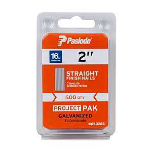 FINISH NAIL STRT GALV 16GA 2IN