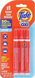 Tide To Go 1452101204 Instant Stain Remover Pen, 0.33 oz, Fresh