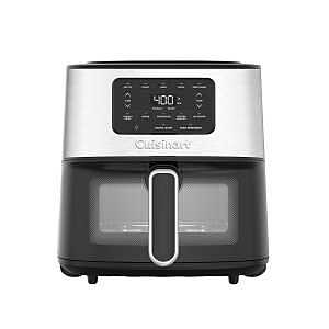 Cuisinart AIR-200NAS Basket Air Fryer, 6 qt Capacity, 1800 W, 1-Basket, Digital Control, Black Stainless