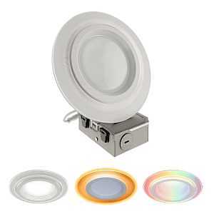 Halo 6‑Inch Matte White LED Recessed Downlight – 10.4W, Dimmable, 1000 lm, 6500K