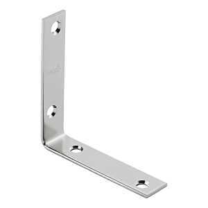 Stainless Steel 4‑Inch Corner Brace – Heavy‑Duty Support