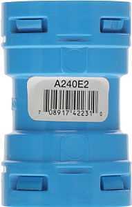 Blue Polycarbonate ENT Coupling 3/4" – Carlon A240E2-10R High‑Strength Two‑Piece Connector