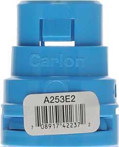 Blue Polycarbonate ENT Adapter – 3/4 in Snap‑In Male, Two‑Piece, High‑Pull Strength