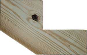 ProWood 2‑Step Pine Stair Stringer – 10‑Inch Run, 6¾‑Inch Rise