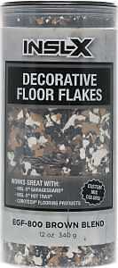 Insl‑X Brown Blend Decorative Concrete Floor Flakes – Easy‑Apply Surface Finish