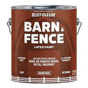 Barn & FNC Flat Brown‑Red Paint – 1 Gal