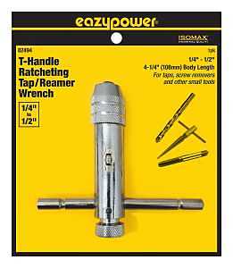 Isomax Ratcheting Tap & Die Wrench – 1/4 to 1/2 in T‑Handle