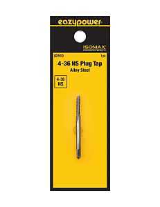 Isomax 82510 Tungsten Steel Plug Tap – 4‑36 NS Thread