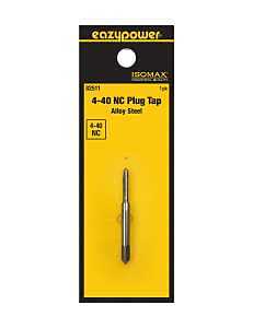 Isomax 82511 #4‑40 Tungsten Steel Plug Tap – NC Thread for Precise Machining
