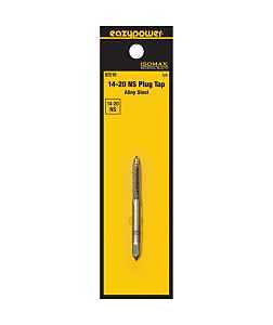Isomax Tungsten Steel Plug Tap – #14‑20 NS Thread for Precision Machining