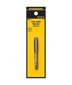 Isomax 82528 Tungsten Steel Plug Tap – 7/16‑20 NF Thread for Precision Machining
