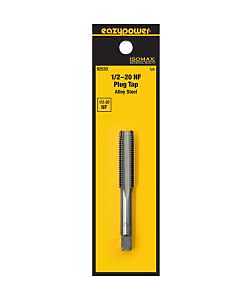 Isomax 82530 Plug Tap, 1/2-20 Thread, NF Thread, Tungsten Steel