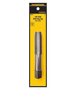 Isomax 82537 Straight‑Flute Tap – 7/8‑9 UNC Thread with Plug Chamfer