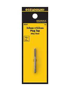 Plug Tap, Metric, Tungsten Steel, 3mm x 0.5
