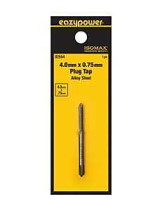 Plug Tap, Metric, Tungsten Steel, 4mm x 0.75