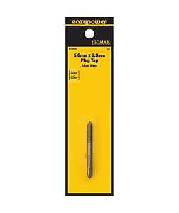 Plug Tap, Metric, Tungsten Steel, 5mm x 0.9