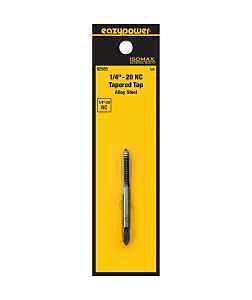 Isomax 1/4‑20 UNC Taper Tap with Hex Shank – Precision Threading Tool