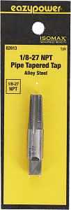 Taper Tap, National Pipe Thread, 1/8-In. x 27