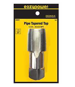 Eazypower 82621 NPT Pipe Tap – 1‑1/4 in Thread, 11‑1/3 in Length