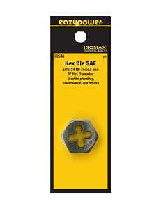 Isomax 82646 Hex Fractional Threading Die – 5/16‑24 NF Thread – 1‑Inch Size