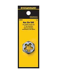 Isomax 82651 Fractional Hex Die – 1/2‑13 NC Thread