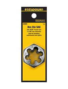 Isomax 3/4‑16 UNF Hex Threading Die – Precision Cutting Tool