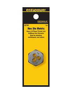 Hex Die, Metric, 4mm x 0.75